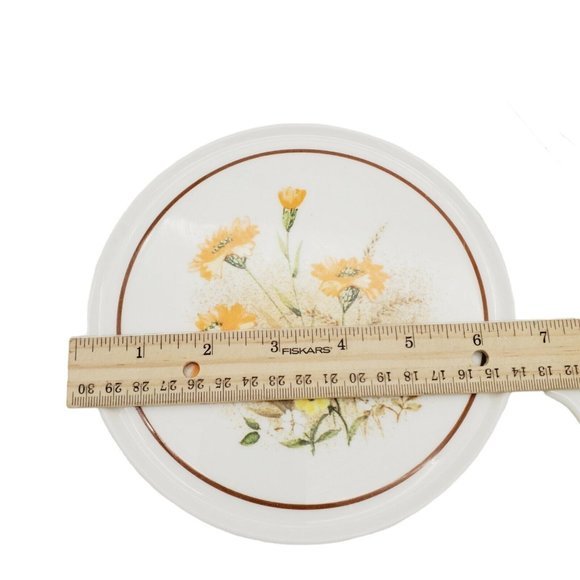 Vtg St. Michael Floral Tea Time Melamine Pot Trivet‎  Teabag Plate & 10 Coasters - Picture 4 of 7